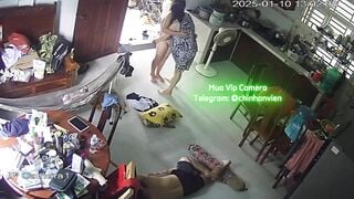 Hack Camera Mẹ Kế Nứng Mần Chim Con Trai Chồng