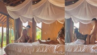 Vợ đi du lịch cùng cty bị sếp chơi banh lồn P3