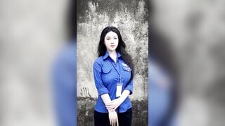Gạ địt em gái học sinh cấp 3 mình dây vú bự sướng vl ra