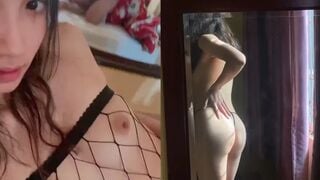 Gấu việt xinh lồn đẹp thẩm du trước gương cực phê