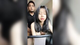 Idol tiktok Dee Dee mình dây vú bự mê cặc to lộ clip địt nhau với Tây cực dâm #10