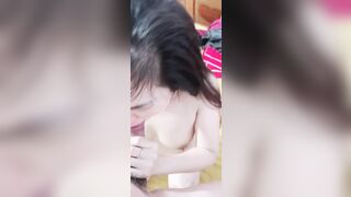 Em thổi xong anh chịch trước khi đưa em về với chồng phần 1