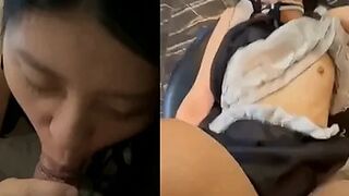 Xuất tinh đầy cái lồn hồng của em hầu cái thích doggy phần 1