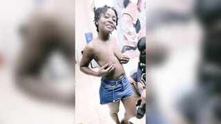 Mấy e teen sang cam kiếm tiền ngày nào cũng bị bắt live cho phi đen dã nát lồn #5