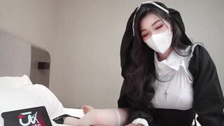 Cosplay sơ làm anh nứng lồn quá xuất trong cô bé em phần 1