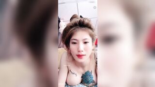 Phòng live show hàng của e idol tiktok Huỳnh Bảo Trân,cặp zú e nhìn đã quá trời
