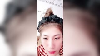 Phòng live show của idol tiktok Huỳnh Bảo Trân,cứ ngồi khoe vú xoa lồn v là có tiền#1