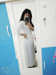 Em mẫu ruột nude cùng bộ trang phục áo dài